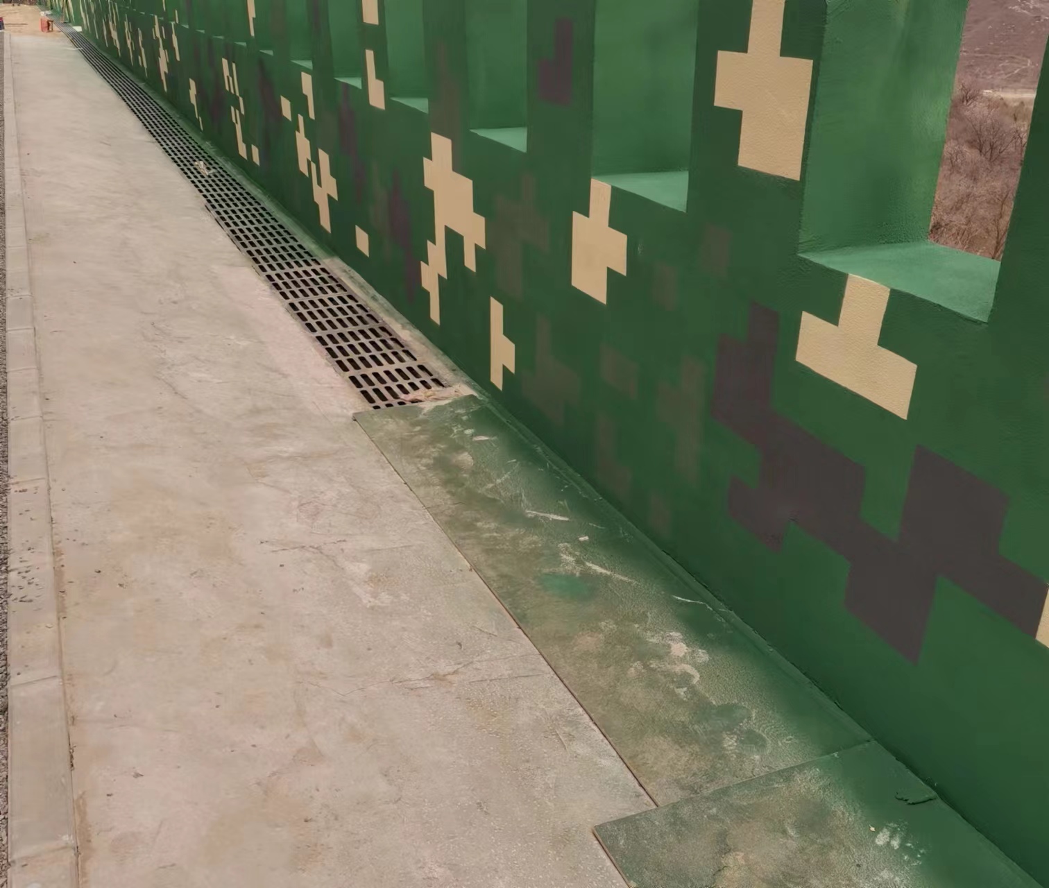 清远围墙迷彩喷涂,数迷彩漆